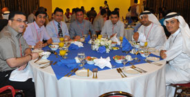 Bapco representatives at the Alumni event