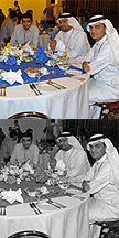 Bapco representatives at the Alumni event