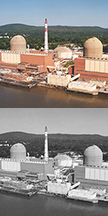 Indian Point power plant, Hudson River, New York
