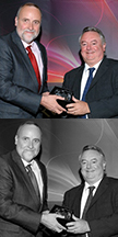 Gary Lucas Receives his award for Most Promising Opportunity at the Enterprise Awards 2012