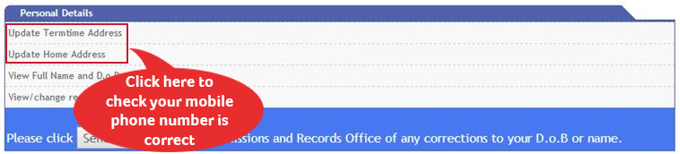 MyDetails Check mobile number