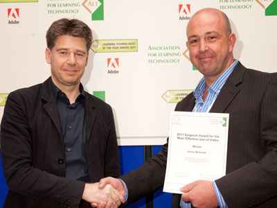 James McDowell ALT-C Award