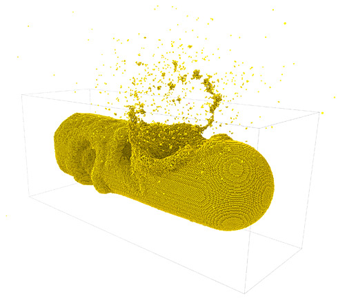 Dr Graeme Greaves research into gold nanoparticles sputtering yield