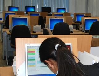 IT suite within the Univerity of Hudersfield