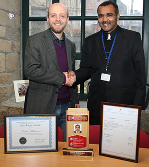 Saudi student Saeed collects awards