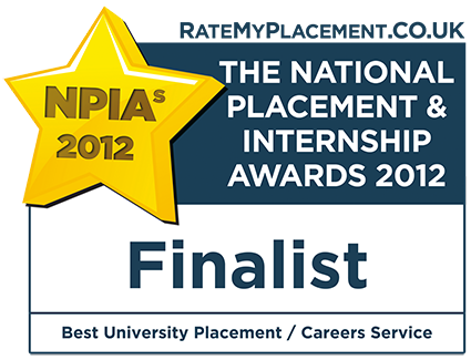 National Placement and Internship Awards 2012: Finalists